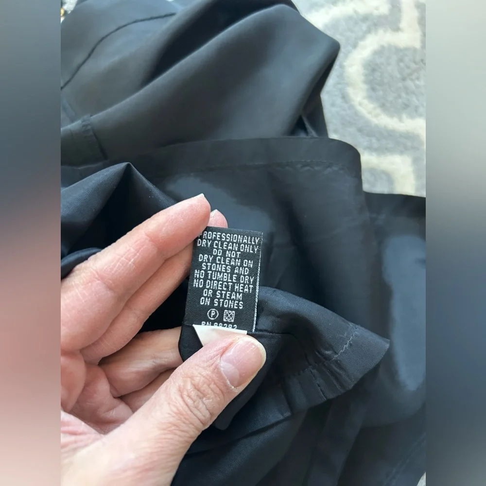 Tibi Size 2 Black Silk Mini Dress - Picture 3 of 7